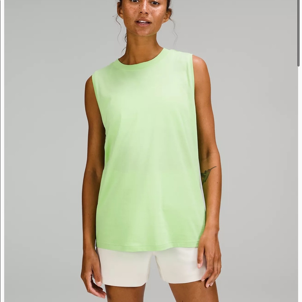 Lululemon All yours tank scream green